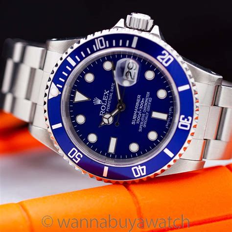 grams on a rolex 16610|Rolex 16610 blue bezel.